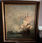 Kader: titel de woelige zee, Antiek en Kunst, Ophalen