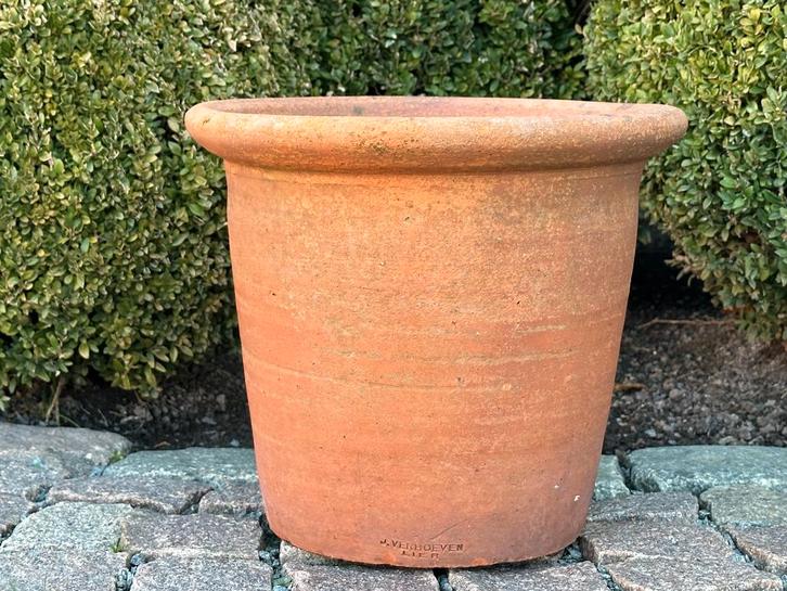 terracotta bloempot - vorstbestendig - uitstekende staat, Tuin en Terras, Bloempotten, Terracotta, Binnen, Balkon, Tuin, Rond