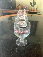 Glazen Chimay (5 stuks), Verzamelen, Glas en Drinkglazen, Zo goed als nieuw, Ophalen, Bierglas
