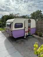 Retro gepimpte caravan De reu 1966, Particulier, Luifel