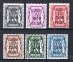 PRE351/356** MNH 1938 - Petit sceau de l'état IV surcharge t, Timbres & Monnaies, Enlèvement ou Envoi, Non oblitéré, Neuf