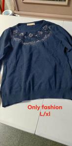 Damens Maat L/XL Blauwe trui Only Fashion, Kleding | Dames, Only Fashion, Ophalen of Verzenden, Zo goed als nieuw, Maat 42/44 (L)