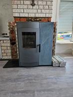 Kachel hout en pellet Rika INduo Combo, Huis en Inrichting, Kachels, Ophalen, Zo goed als nieuw, Pelletkachel, Vrijstaand