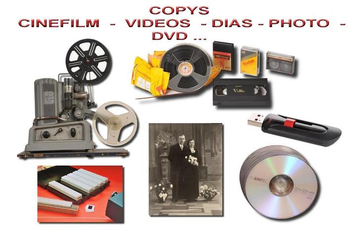 DIGITALISERING VIDEO-CINEFILM-DIA-NEGATIEF-FOTO, Diensten en Vakmensen, Film- en Videobewerking, Film- of Videodigitalisatie