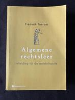 Algemene rechtsleer, Boeken, Ophalen, Overige wetenschappen, Zo goed als nieuw, Frederik Peeraer