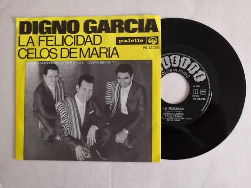DIGNO GARCIA y SUS CARIOS - La felicidad (single), CD & DVD, Vinyles Singles, Comme neuf, Single, Pop, 7 pouces, Enlèvement ou Envoi