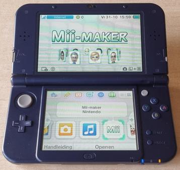 New Nintendo 3DS XL Console Metallic Blue Blauw + Game beschikbaar voor biedingen