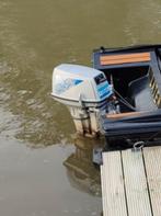 9.9 pk 2takt Suzuki langstaart buitenboordmotor met console, Watersport en Boten, Buiten- en Binnenboordmotoren, Ophalen, Gebruikt