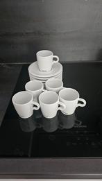 Nespresso set van 6 nieuwe kopjes met schoteltjes, Huis en Inrichting, Keuken | Servies, Ophalen, Nieuw, Effen, Kop(pen) en/of Schotel(s)