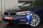 BMW 5 Serie 520 520dAs Touring Sport Line Memory *BTW* Garan, Auto's, BMW, Automaat, 4 cilinders, Blauw, Bedrijf