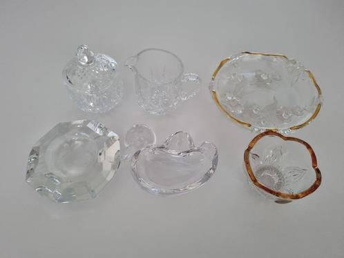 Verzameling kristal - Schaaltjes, potjes..., Antiquités & Art, Antiquités | Verre & Cristal, Enlèvement ou Envoi