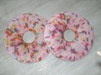 reuze donuts in kussens 40 cm diameter, Rond, Ophalen of Verzenden, Zo goed als nieuw