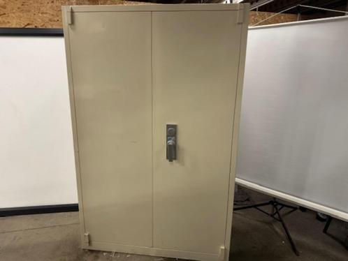 Derametaal brandwerende kast crème 195 x 126 x 55, Huis en Inrichting, Woonaccessoires | Etagères, Gebruikt, Ophalen