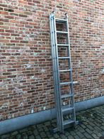 Ladder 3 x 9 treden, Doe-het-zelf en Bouw, Ladders en Trappen, Ophalen of Verzenden, Zo goed als nieuw, Ladder