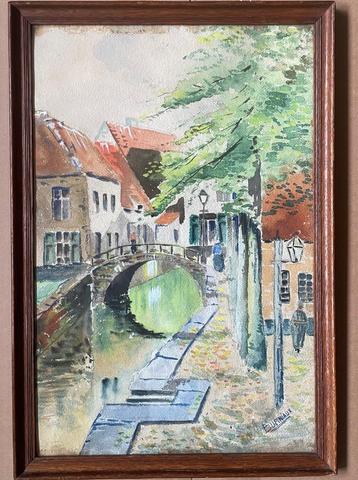 Burniaux - Stadszicht in Brugge, Enlèvement ou Envoi