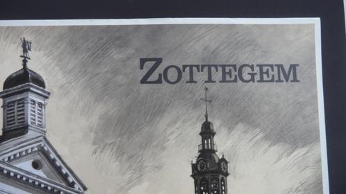 Affiche Zottegem, Antiek en Kunst, Curiosa en Brocante, Ophalen of Verzenden