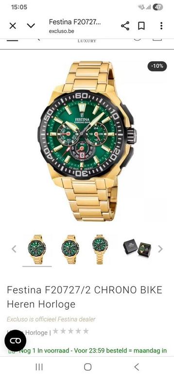 Festina heren horloge NIEUW! beschikbaar voor biedingen