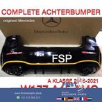 W177 A45s AMG ACHTERBUMPER Mercedes A Klasse 45 ZWART 2018-2, Gebruikt, Ophalen of Verzenden, Bumper, Achter
