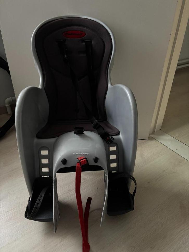 Polisport Fiets Achterzitje, Fietsen en Brommers, Fietsaccessoires | Fietsstoeltjes, Zo goed als nieuw, Achterzitje, 22 t/m 36 kg