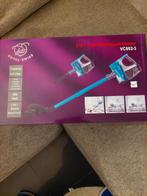 Nieuw in doos. Blauwe steelstofzuiger.600 watt, Stofzuiger, Nieuw, Ophalen of Verzenden, Minder dan 1200 watt