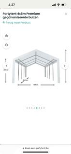partytent 4x8, Tuin en Terras, Partytenten, Ophalen, Zo goed als nieuw, Partytent