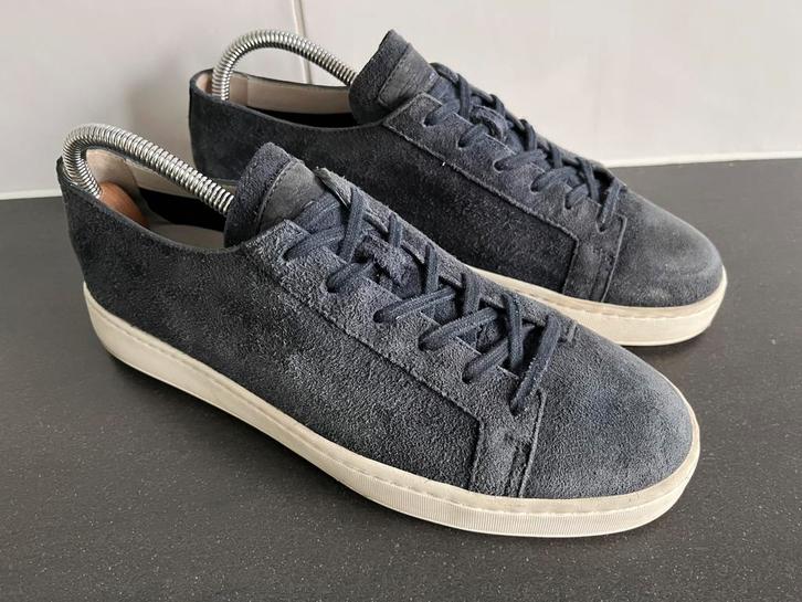 Santoni sneakers maat 7.5 / 41.5, Kleding | Heren, Schoenen, Zo goed als nieuw, Sneakers, Blauw, Ophalen of Verzenden