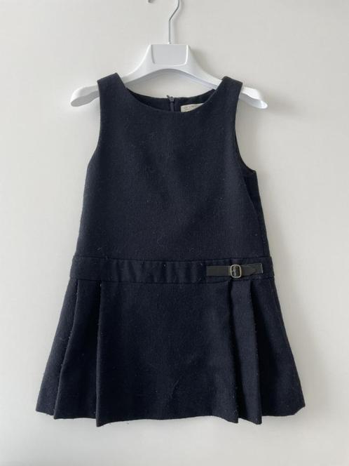 Blauw warm geweven kleedje maat 110, in perfecte staat!, Kinderen en Baby's, Kinderkleding | Maat 110, Zo goed als nieuw, Meisje