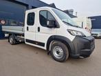 Peugeot Boxer L4 Dubbele cabine open laadbak Boxer Open Laad, Auto's, 4 deurs, 2199 cc, Wit, 140 pk