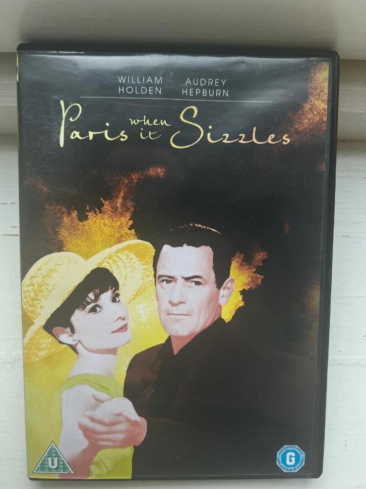 Paris when it sizzles met William Holden, Audrey Hepburn,, Cd's en Dvd's, Dvd's | Klassiekers, Zo goed als nieuw, Komedie, 1960 tot 1980