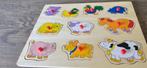 Houtenpuzzel dieren, Ophalen, 10 tot 50 stukjes, Gebruikt, Van hout