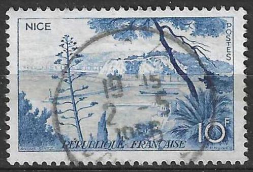 Frankrijk 1955 - Yvert 1038 - Haven van Nice (ST), Postzegels en Munten, Postzegels | Europa | Frankrijk, Gestempeld, Verzenden