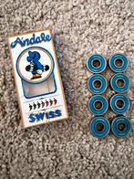 NIEUW Andale swiss skateboard bearings blue, Enlèvement, Skateboard, Longboard