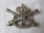 Mutskenteken Artillerie , kleur zilver, Ophalen of Verzenden, Landmacht, Embleem of Badge