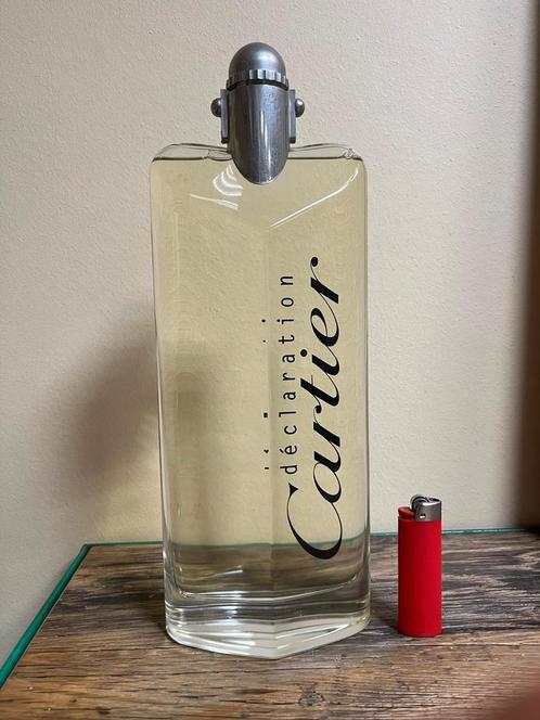 Grote, glazen factice/dummy Cartier parfum 34cm, Verzamelen, Parfumverzamelingen, Zo goed als nieuw, Ophalen of Verzenden