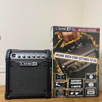 Combo Line 6 Micro Spider - Comme neuf dans sa boîte !, Musique & Instruments, Enlèvement ou Envoi, Comme neuf, Guitare, Moins de 50 watts