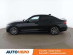 BMW 3 Serie 318 318d M Sport (bj 2021, automaat), 4 deurs, Achterwielaandrijving, Zwart, Leder