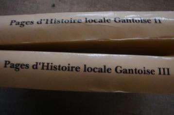 PAGES D'HISTOIRE LOCALE GANTOISE II en III disponible aux enchères