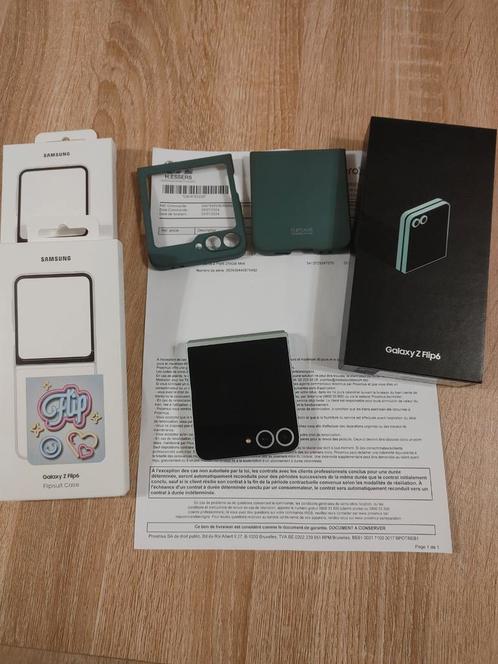 Échange ou vends Samsung Z Flip 6 256gb couleur Mint, Telecommunicatie, Mobiele telefoons | Samsung, Zo goed als nieuw, Ophalen of Verzenden