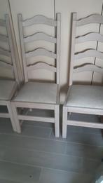 6 volle eiken stoelen  gezandstraald, Enlèvement