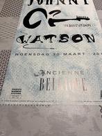 Vintage Poster Johnny Watson - Ancienne Belgique, Deurposter of groter, Ophalen of Verzenden, Muziek, Rechthoekig Staand