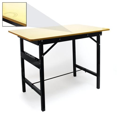 Werktafel | 100 x 60 x 76 cm | Inklapbaar | Zwart, Doe-het-zelf en Bouw, Werkbanken, Nieuw, Inklapbaar, Ophalen of Verzenden