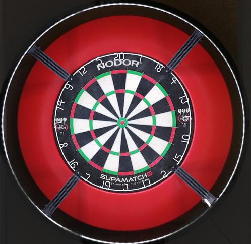 Dartbord,verlichting & surround., Sport en Fitness, Darts, Nieuw, Dartbord, Ophalen