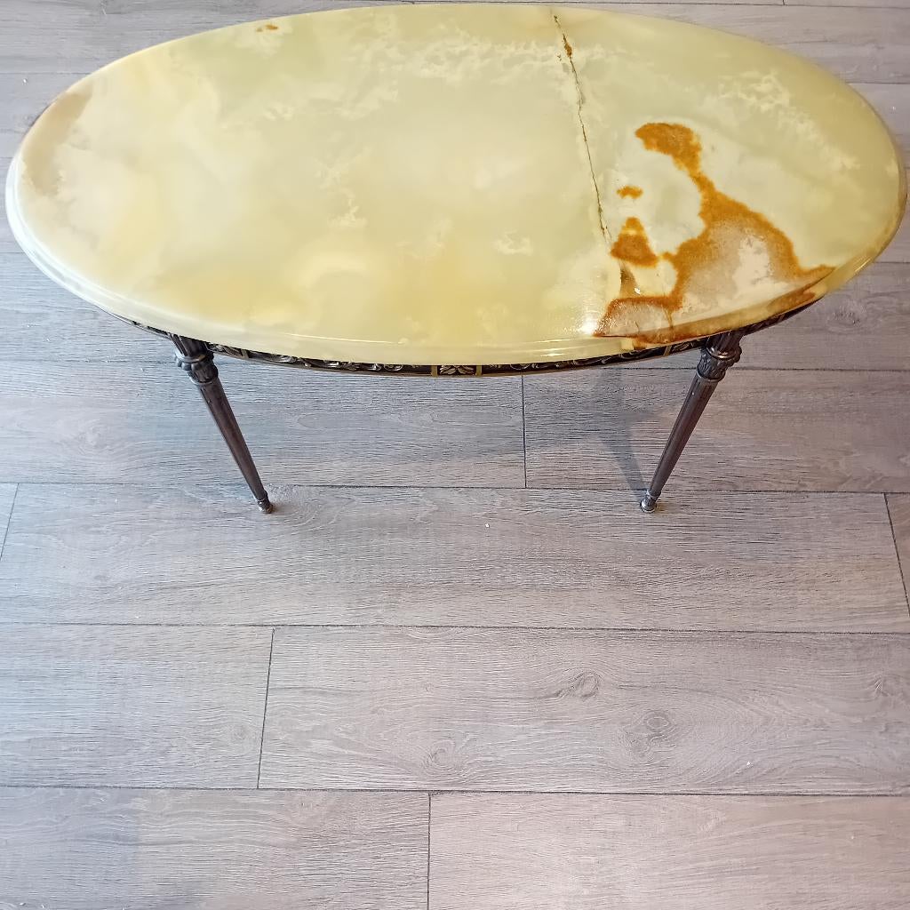 salontafel, Huis en Inrichting, Ophalen, Overige materialen, Minder dan 50 cm, Gebruikt