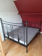bed frame 180x200, Huis en Inrichting, Slaapkamer | Bedden, Ophalen, Zwart, Zo goed als nieuw, 180 cm