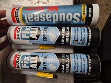 Soudal Fix All Crystal en Soudaseal... beschikbaar voor biedingen