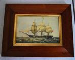 Houten kader met zeilboot The Windsor Castle, Ophalen of Verzenden