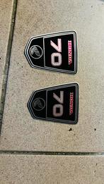 St70 Dax metalen stickers, Vélos & Vélomoteurs, Pièces de cyclomoteur | Général, Enlèvement ou Envoi