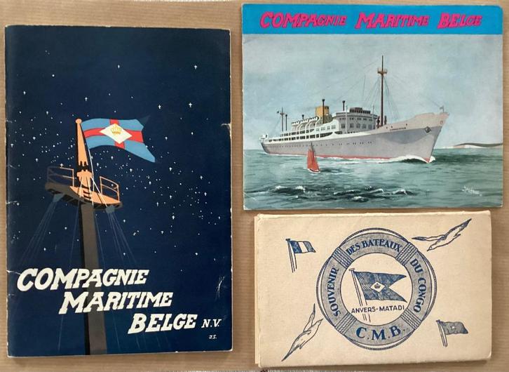 Lot Compagnie Maritime Belge C.M.B., Collections, Cartes postales | Thème, Enlèvement ou Envoi