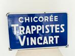 Chicorée Trappistes Vincart – Plaque émaillée  (1932), Collections, Marques & Objets publicitaires, Enlèvement ou Envoi, Comme neuf