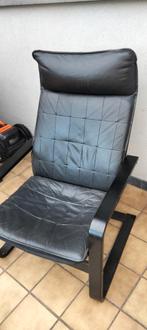 Relaxzetel leder look, Huis en Inrichting, Fauteuils, Ophalen, Gebruikt, Minder dan 75 cm, 50 tot 75 cm